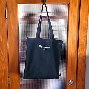 Pepe Jean's Denim Tote Bag from the Barcelona store.